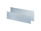 SCHROFF 19" Front Panel With Holes for Handles, 3 U, 3 mm, Al, Anodized, Untreated Edges