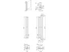 SCHROFF Plug-In Unit U-Profile Front Panel for IEL, IET, Type 2, 3 U, 5 HP, 0.1" Offset, 2.5 mm, Al, Front Anodized, Rear Conductive