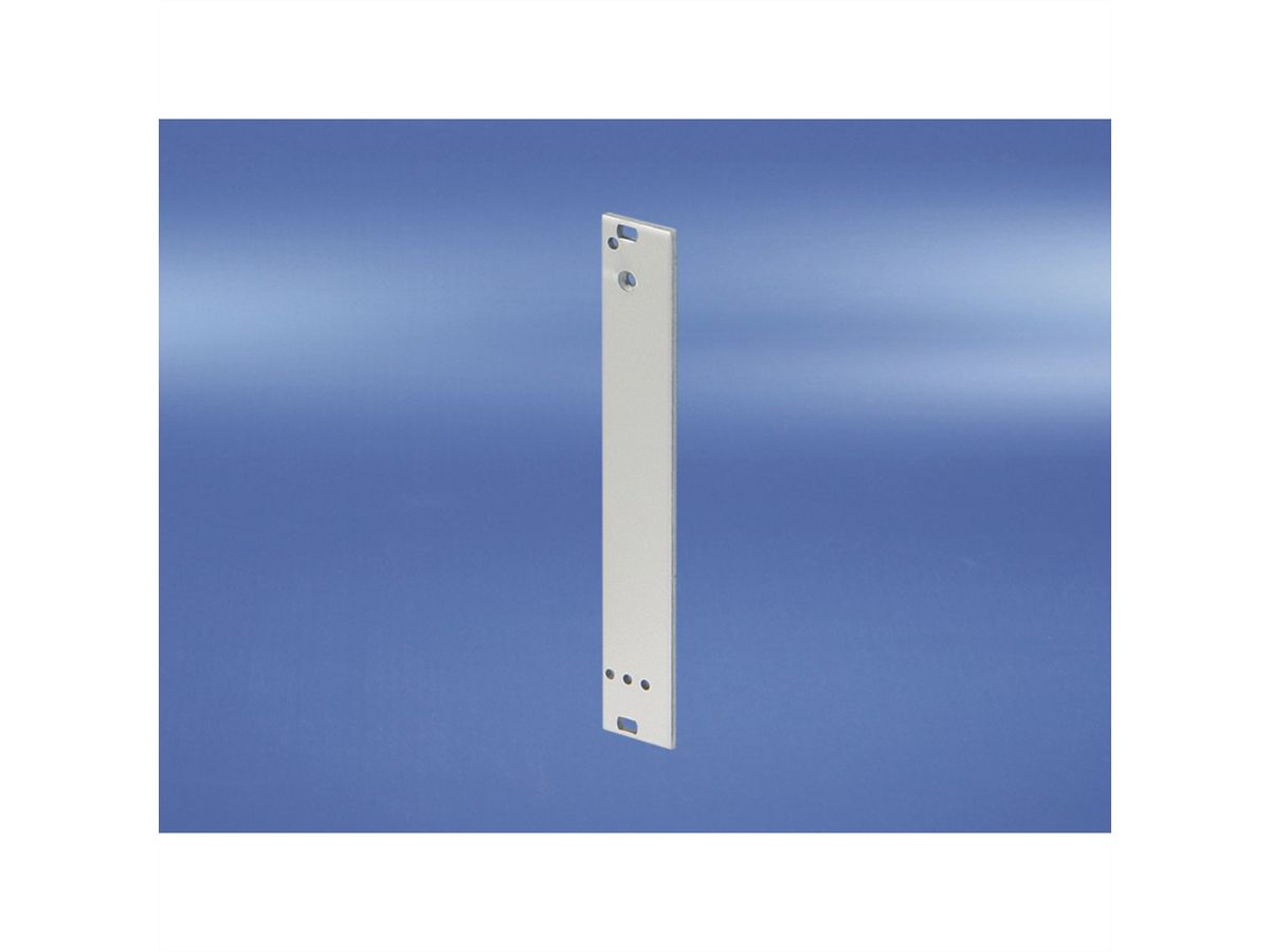 SCHROFF Plug-In Unit Front Panel, Unshielded, for Static Trapezoid Handle, 3 U, 8 HP, 2.5 mm, Al, Front Anodized, Rear Conductive