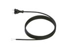 BACHMANN contour power supply cable 2x1.0 3m, H05VV-F black cont. pc./AEH