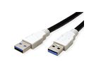 BACHMANN USB 3.2 Kabel A/A 1:1, zwart, 3 m