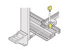 SCHROFF Guide Rail With Coding IEEE ESD Clip, Alignment Pin
