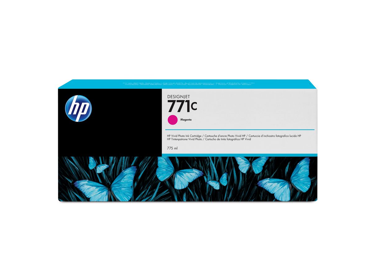 HP 771C magenta DesignJet inktcartridge, 775 ml