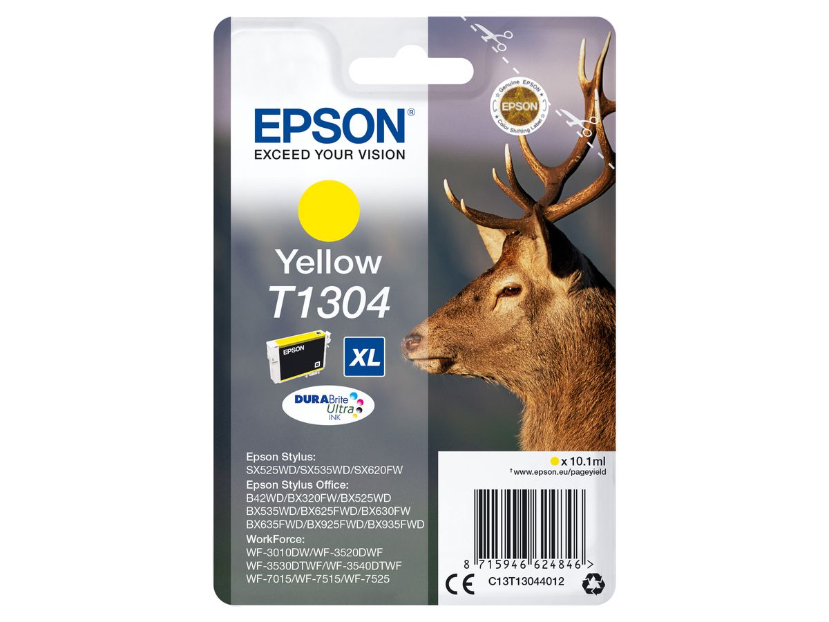 Epson inktpatroon Yellow T1304 DURABrite Ultra Ink