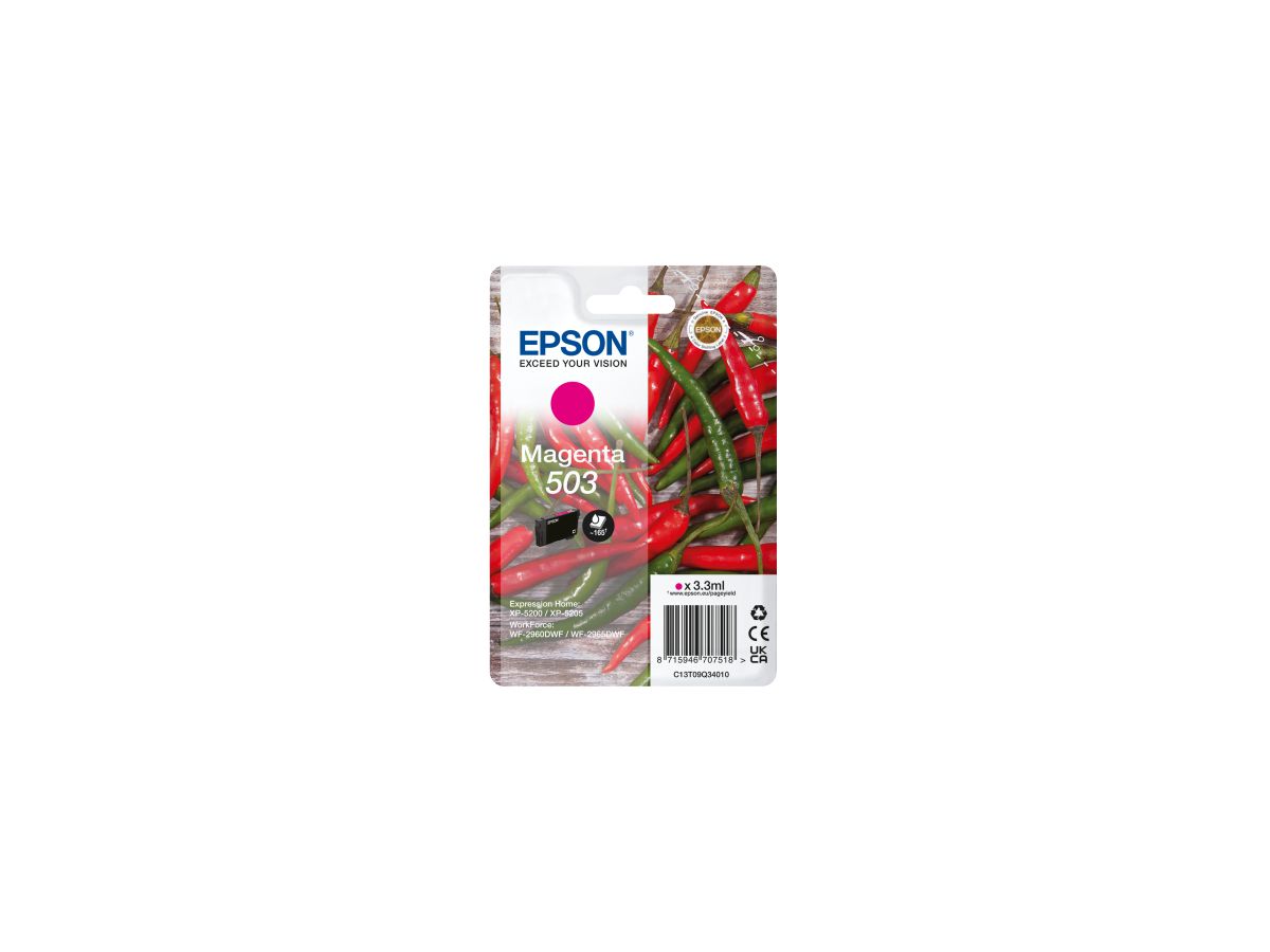 Epson 503 inktcartridge 1 stuk(s) Origineel Normaal rendement Magenta