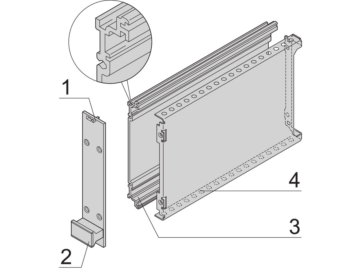 SCHROFF Frame Type Plug-In Unit PRO Kit, With Hood, Unshielded, 3 U, 6 HP, 167 mm