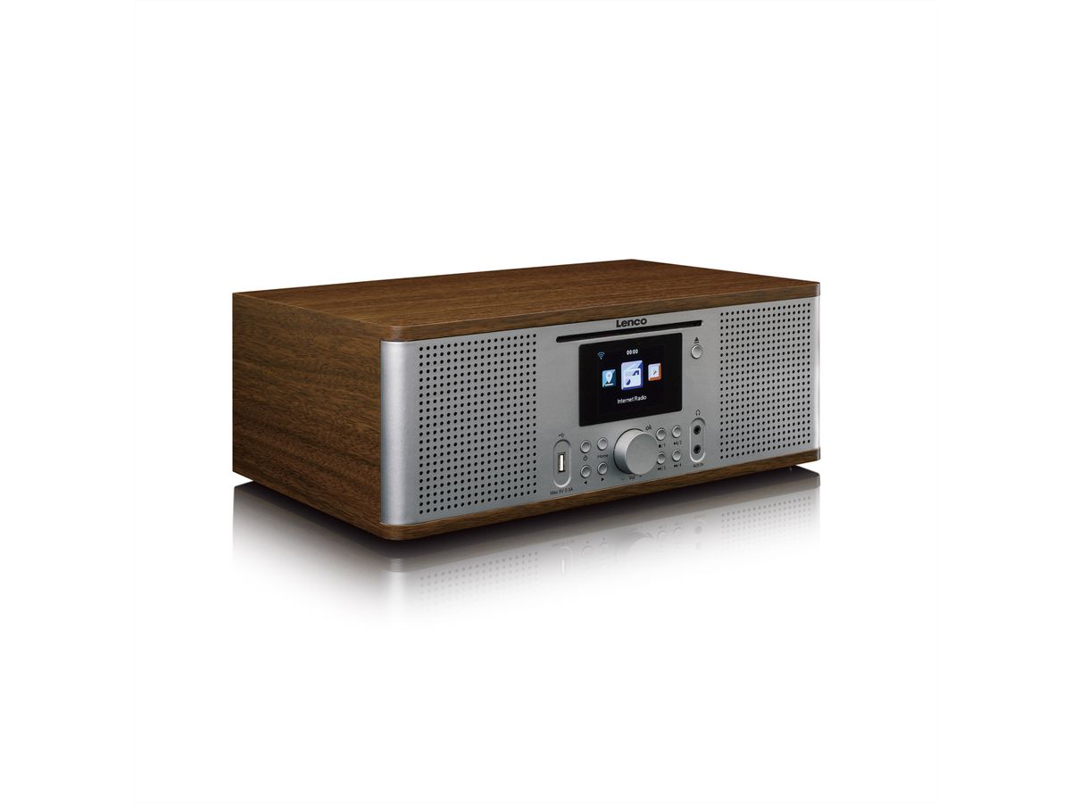 Lenco DIR-270 DAB+ radio, walnoot