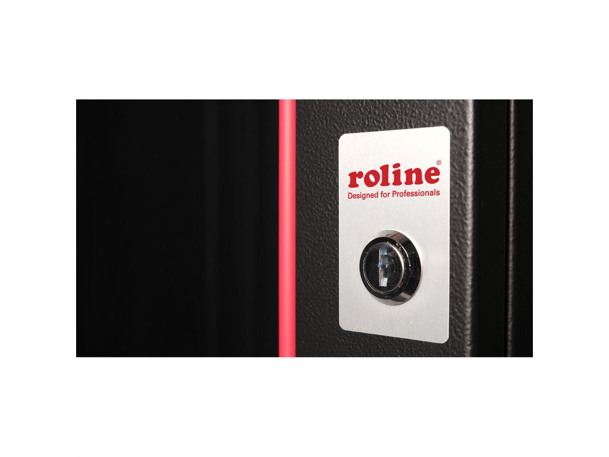 ROLINE 19-inch wall-mounted housing Pro 20 U, 600x600 WxD black