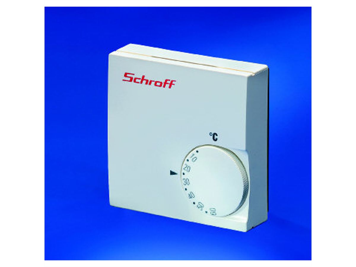 SCHROFF Thermostat With Integrated Temperature Sensor for Heaters or Fan