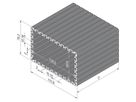SCHROFF Minipac Rectangular Shape Case, Wall Mount