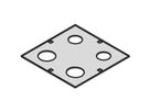 SCHROFF LAN Case Cable Ducting Plate for Modular Case System