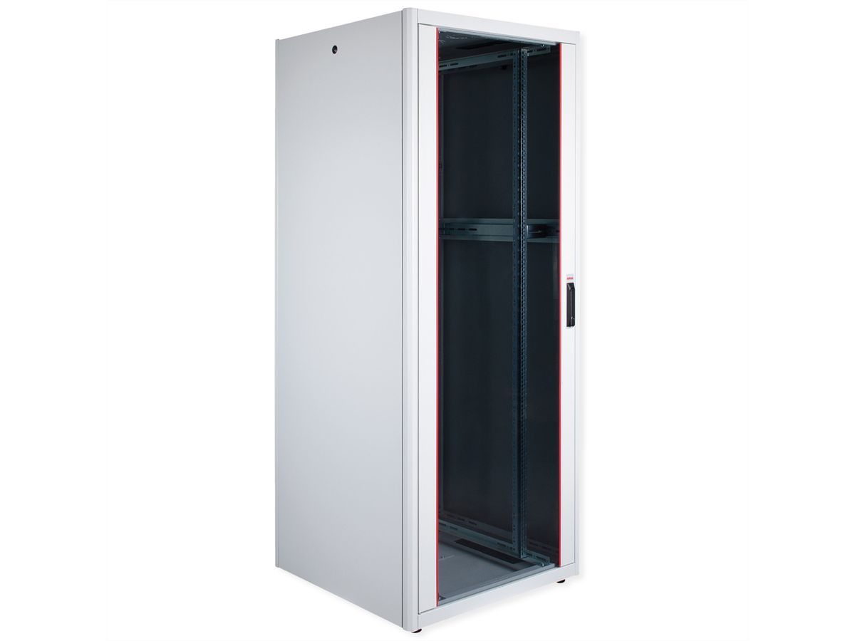 ROLINE 19-inch Network Cabinet Pro 42 U, 800x800 WxD glass door grey