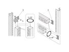 SCHROFF Socket Strip, IEC C19, 32 A, IEC 60309 Plug, 12x IEC C19, Fuse 2x16 A