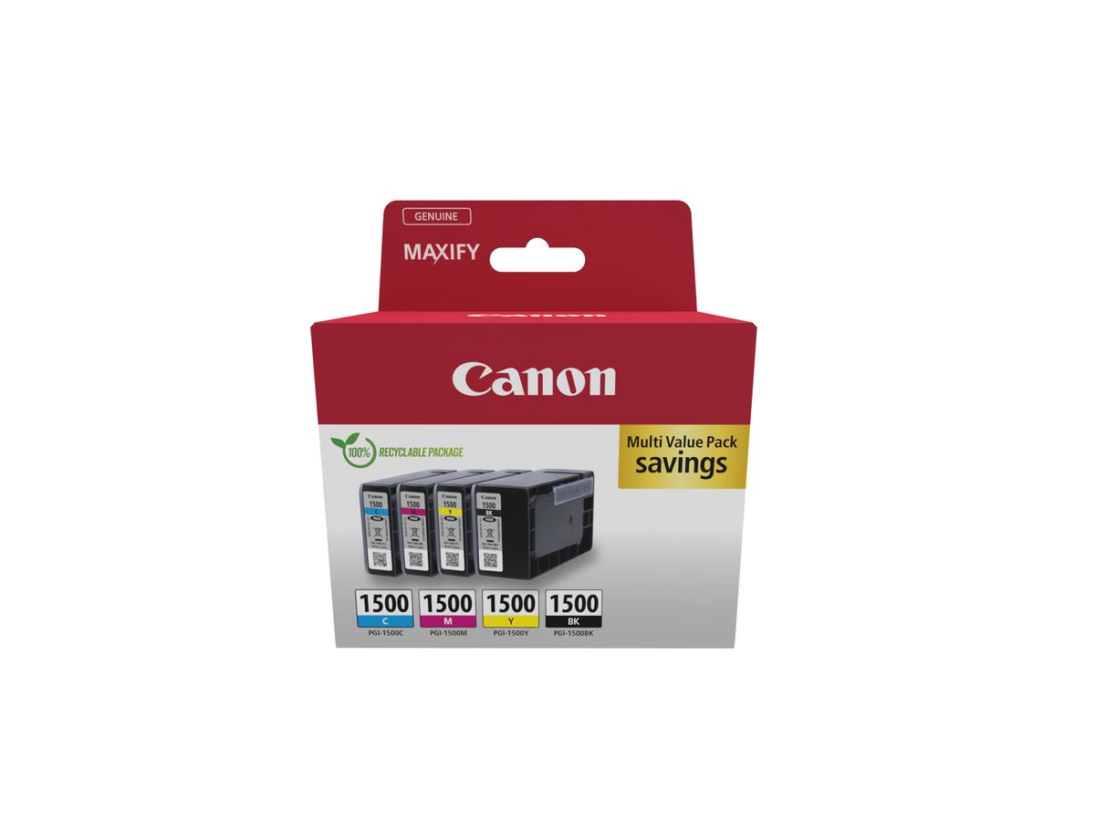 Canon 9218B006 inktcartridge 4 stuk(s) Origineel Zwart, Cyaan, Magenta, Geel