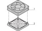 SCHROFF Varistar Top Cover Fan, Height 38 mm, 162 m³/h