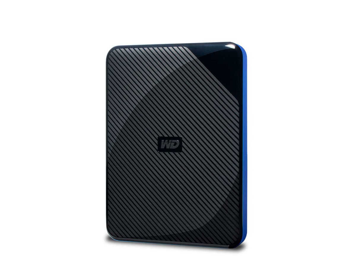 Western Digital WDBDFF0020BBK-WESN externe harde schijf 4000 GB Zwart, Blauw