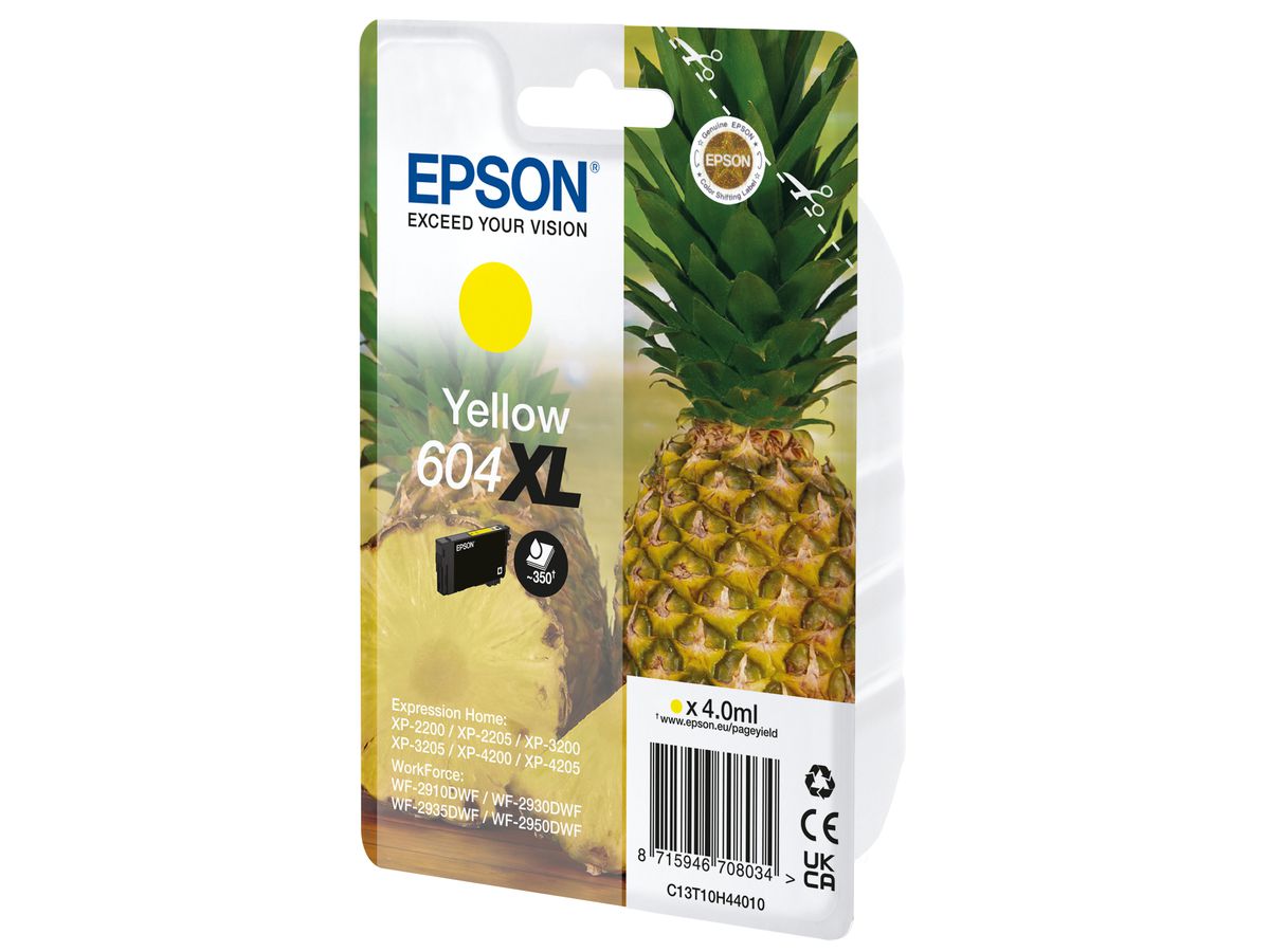 Epson 604XL ink cartridge 1 pc(s) Original Yellow