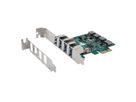 EXSYS EX-11044 4-Poorts USB 3.2 Gen 1 PCIe Kaart