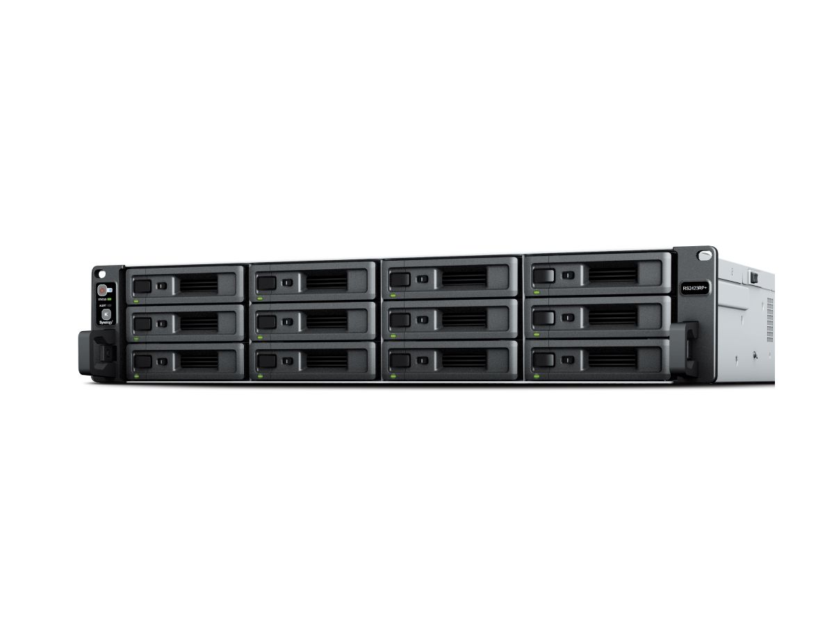 Synology RackStation RS2423RP+ data-opslag-server NAS Rack (2U) Ethernet LAN Zwart, Grijs V1780B