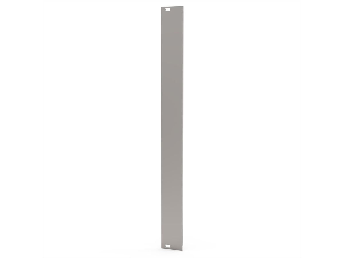 SCHROFF Front Panel, Refrofit Shielding, 6 U, 5 HP, 2.5 mm, Al, Anodized, Untreated Edges