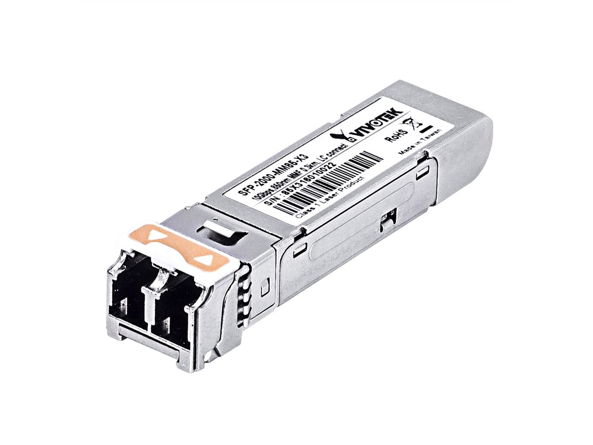 VIVOTEK SFP-2000-MM85-X3 10 Gigabit SFP+ Transciever, Multi-Mode, 850nm