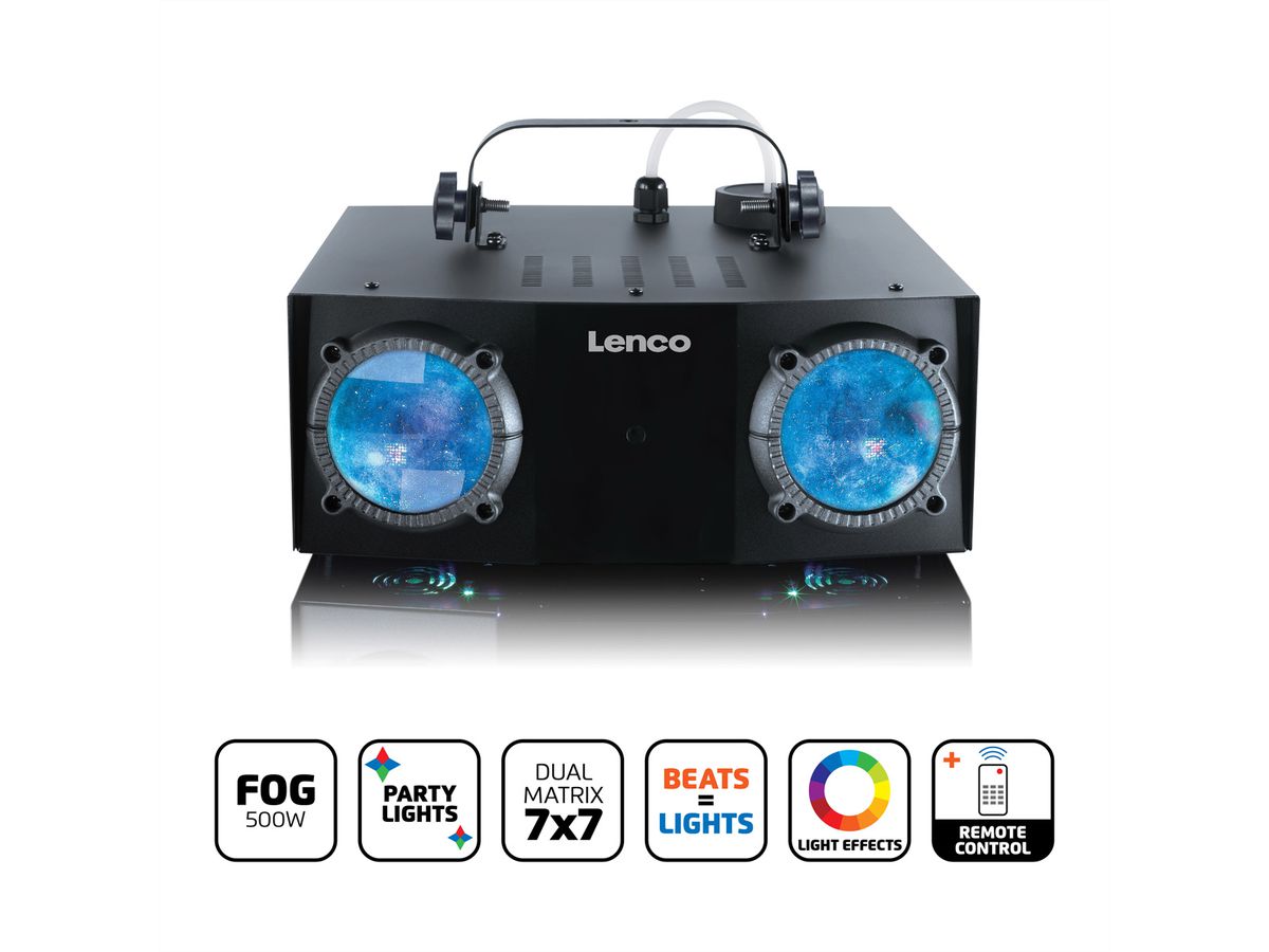 Lenco Feestverlichting LFM-110BK, Zwart