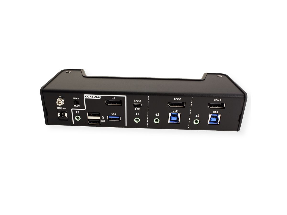 ATEN CS1953 3-Port USB-C DisplayPort Hybrid KVM - SECOMP Nederland GmbH