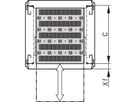 SCHROFF Varistar 19'' Legbord, uitschuifbaar, 30 kg, RAL 7021, 600W 800D