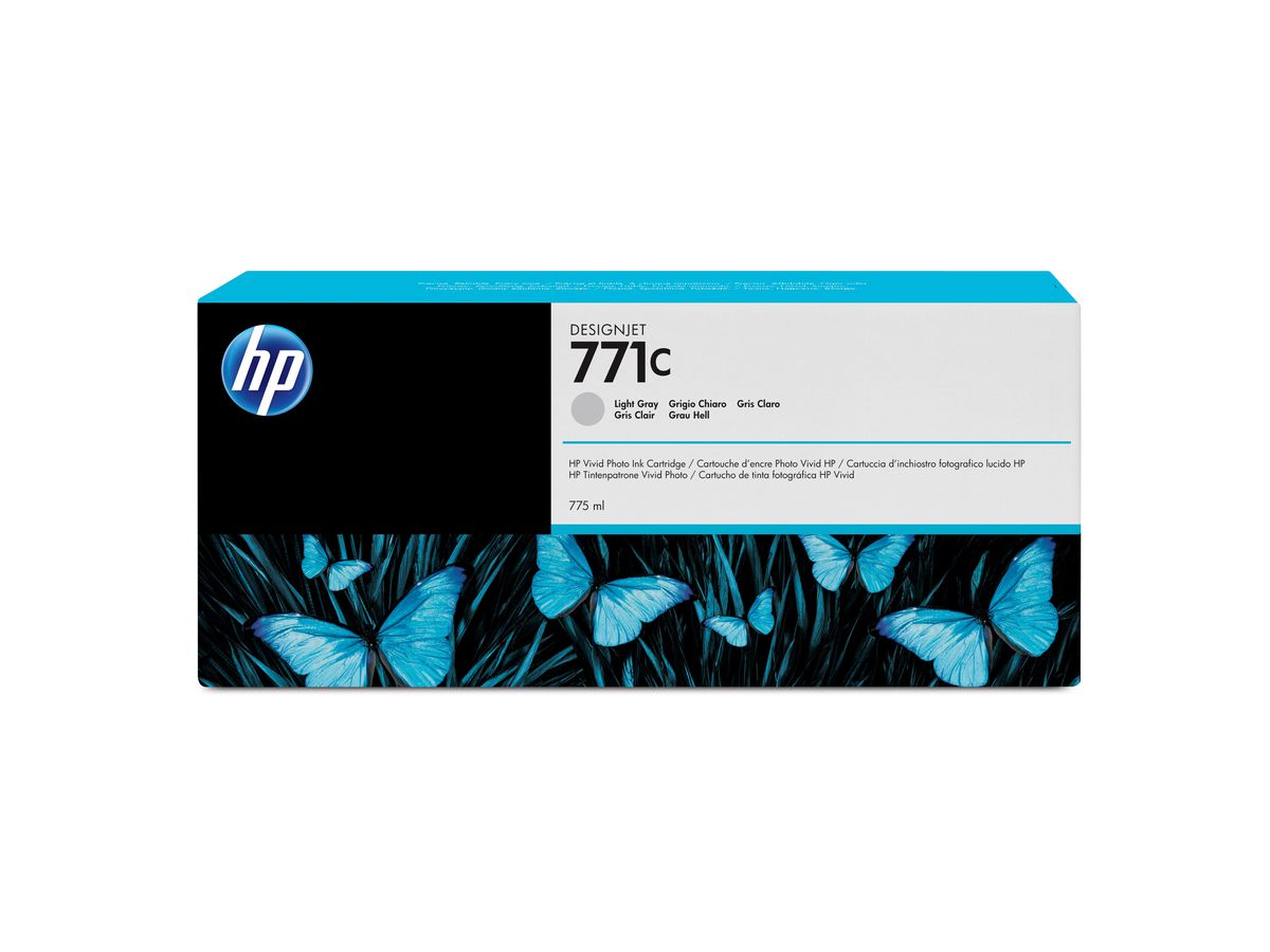 HP 771C lichtgrijze DesignJet inktcartridge, 775 ml
