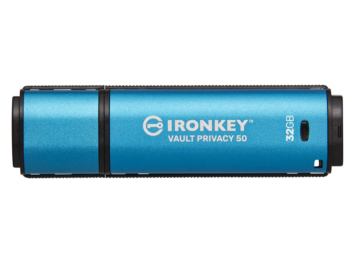 Kingston Technology IronKey 32GB Vault Privacy 50 AES-256 Encrypted, FIPS 197
