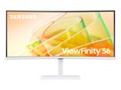 Samsung ViewFinity S6 S65TC computer monitor 86.4 cm (34") 3440 x 1440 pixels UltraWide Quad HD LED White
