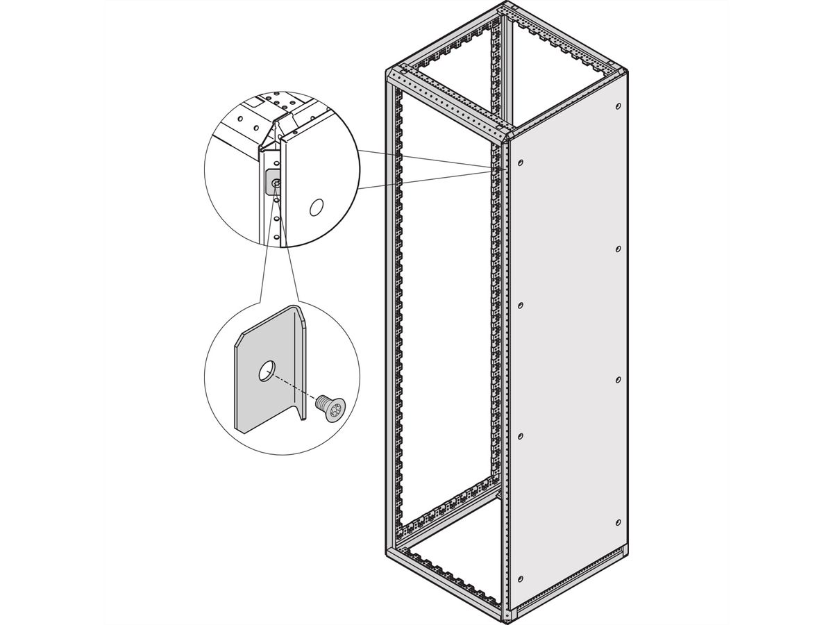 SCHROFF Internal Retainer for Side Panel Varistar