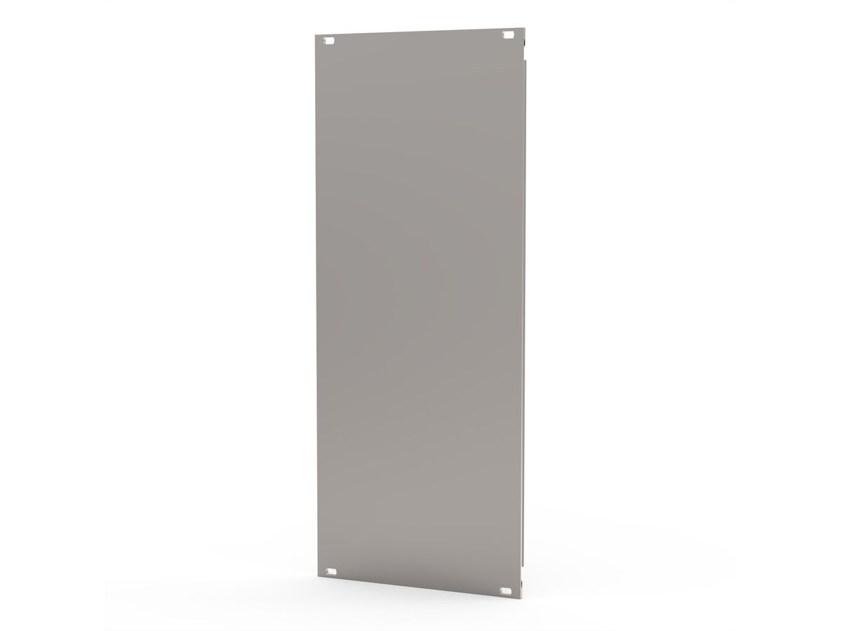 SCHROFF Front Panel, U-profile, Refrofit Shielding, 6 U, 21 HP, 2.5 mm, Al, Front Anodized, Rear Conductive