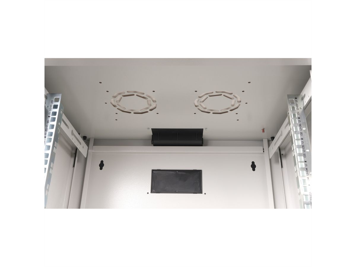 ROLINE 19-inch wall-mounted housing Pro 7 U, 600x450 WxD grey
