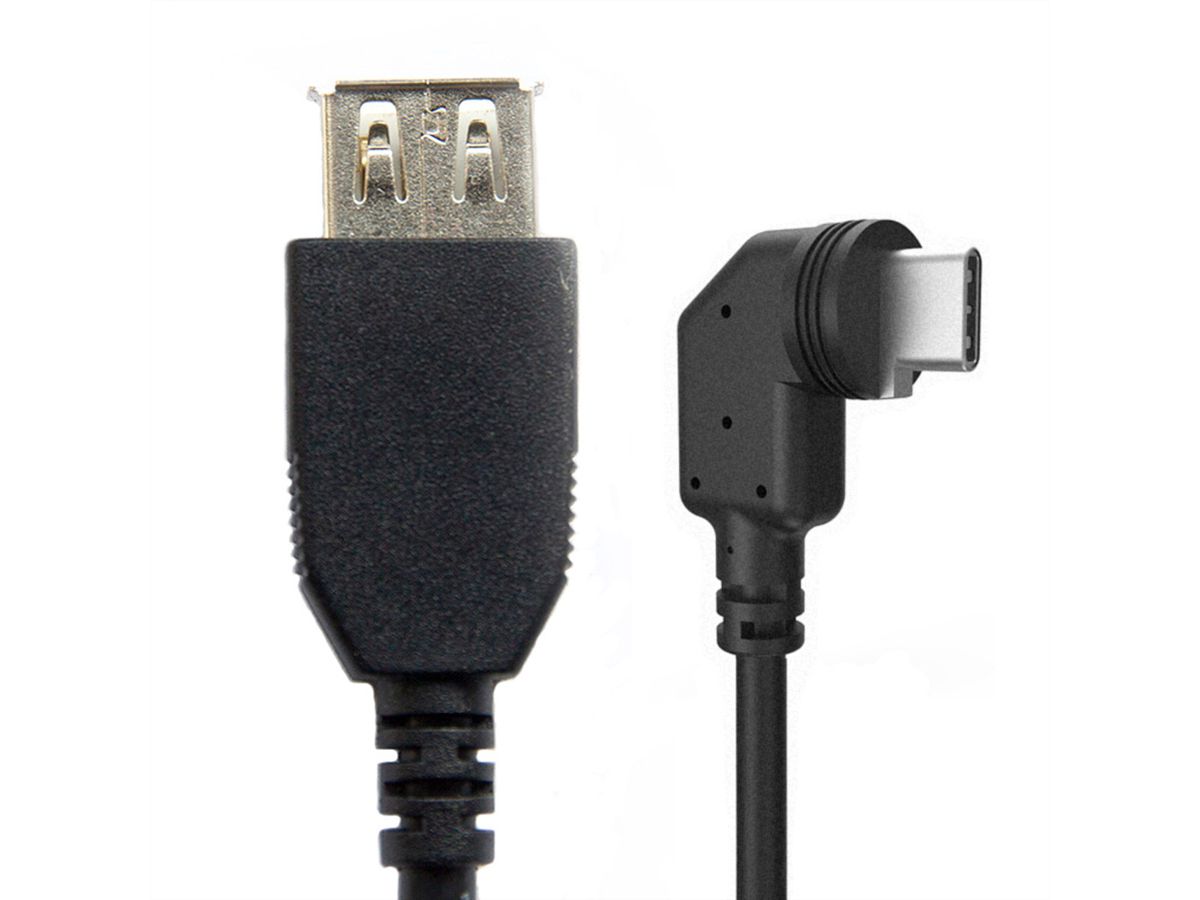 MOBOTIX 7 MiniUSB-C naar USB-A female kabel, haaks, 5m (voor USB-apparaten/sticks)