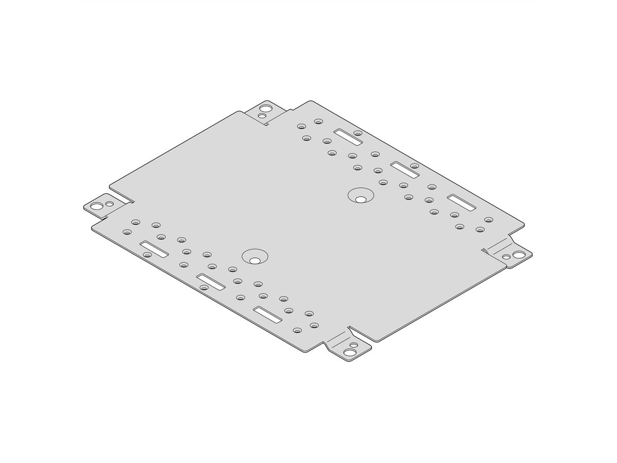 SCHROFF Interscale Montageplaat voor Koffer 399W x 310D