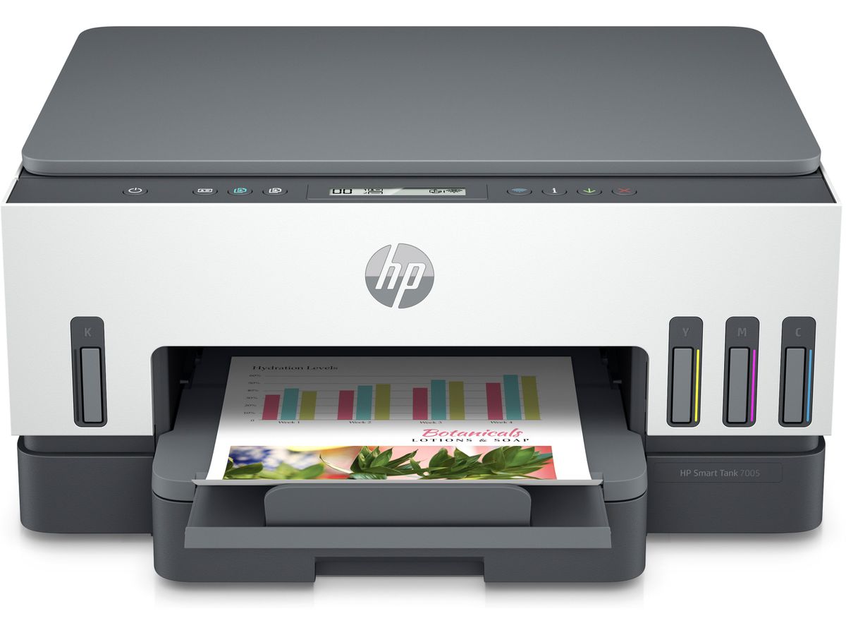 HP Smart Tank 7005 Wireless All-in-One Color Printer, Two-sided printing, Copier, Scanner