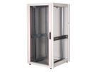 ROLINE 19-inch network cabinet Basic 32 U, 800x800 WxD glass door grey