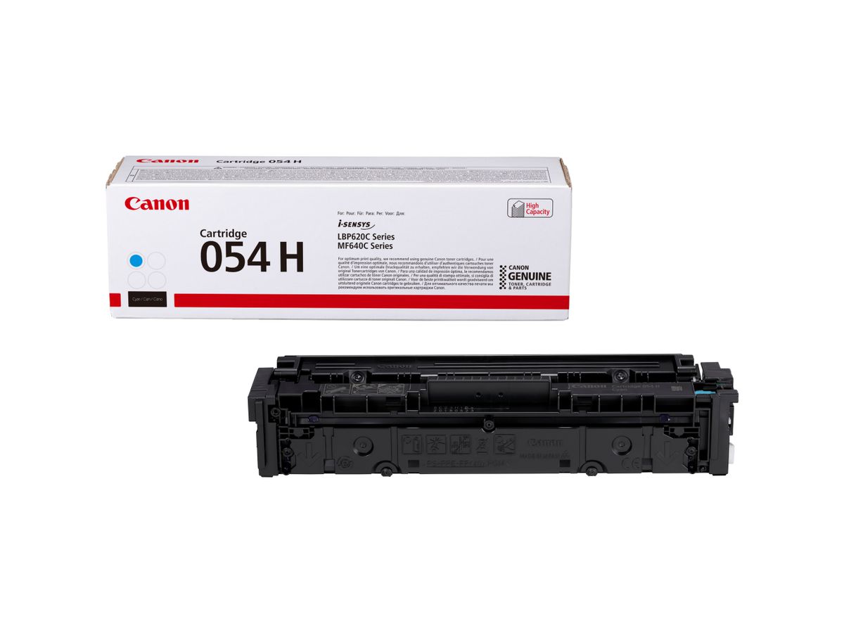 Canon 054 H High Yield Toner Cartridge, Cyan