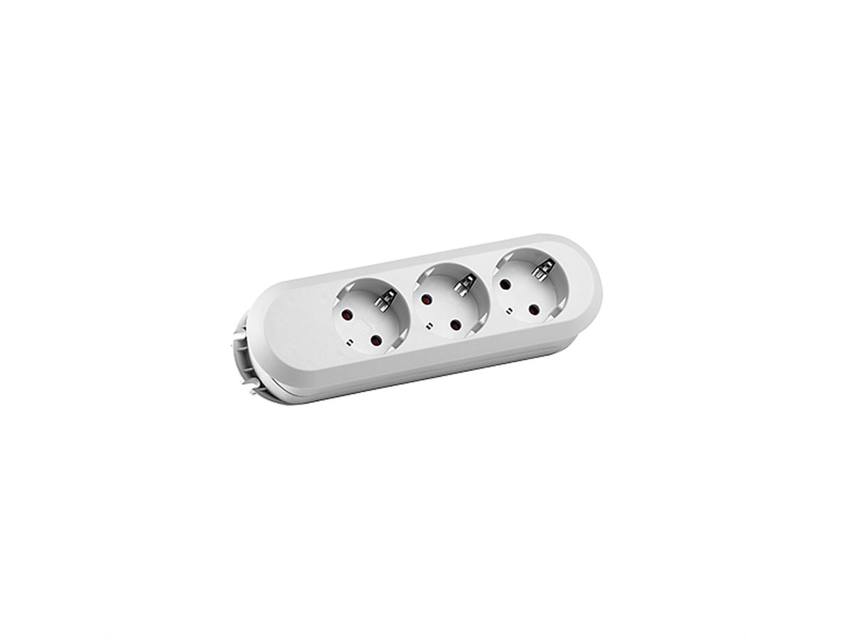 BACHMANN SMART 3xCEE7/3 white without supply cable