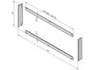 SCHROFF Front Frame for EMC Shielding for Horizontal Boards Mounting, 4 U, 28 HP