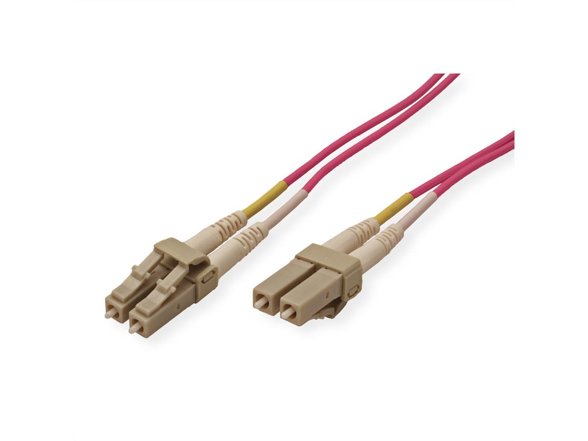 Quality LWL-Kabel dupl. 50/125µm OM4 LC/LC, 7,5 m