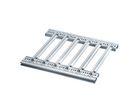 SCHROFF geleiderail accessoire type voor zware printplaten, extra sterk, aluminium, 340 mm, 2 mm groefbreedte, zilver