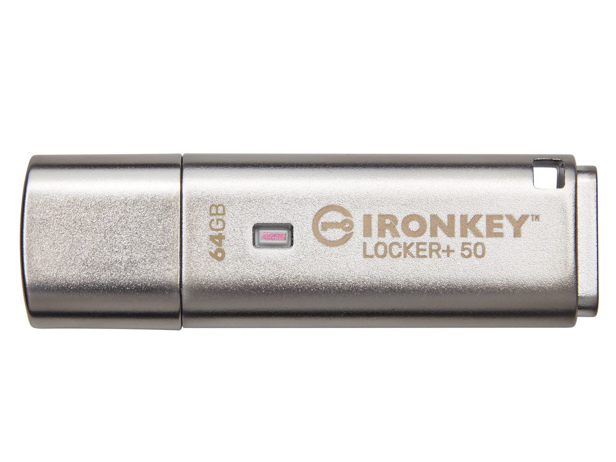 Kingston Technology IronKey 64GB IKLP50 AES USB, met 256-bits versleuteling