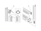 wandcontactdoosstrook SCHROFF, SCHUKO, 15 contactdozen