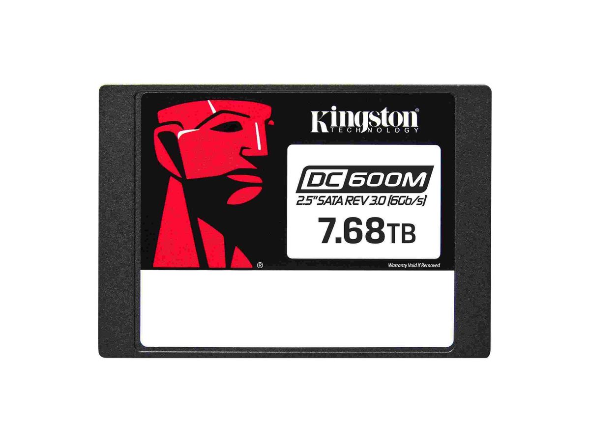 Kingston Technology DC600M 2.5" 7680 GB Serial ATA III 3D TLC NAND