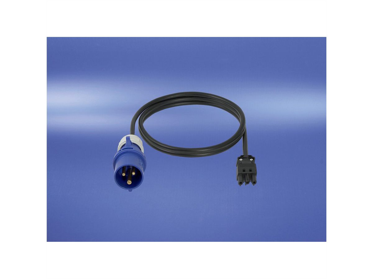 SCHROFF Wieland®-verbindingskabels voor contactdoosstroken, GST18, 2,5 m, IEC 60309