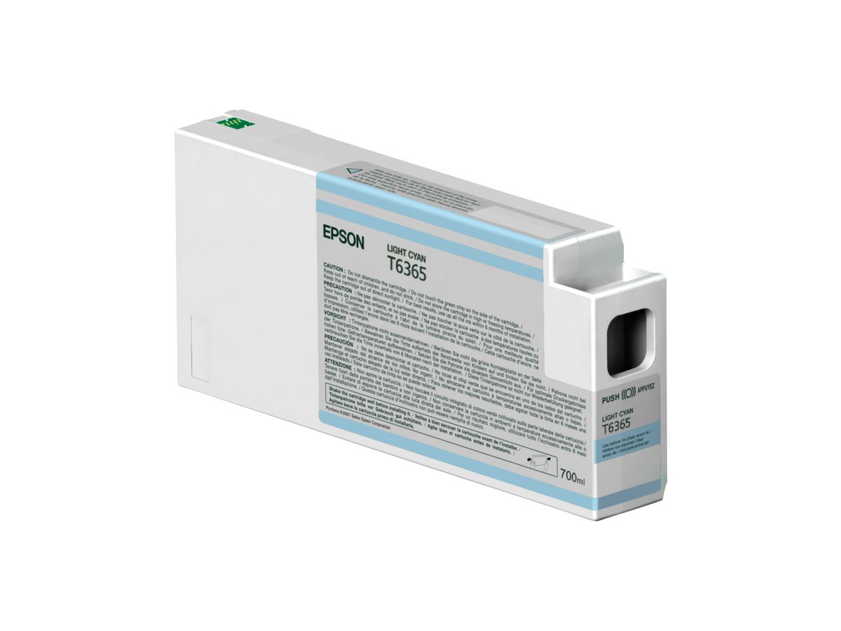 Epson Singlepack Light Cyan T636500 UltraChrome HDR 700 ml ink cartridge