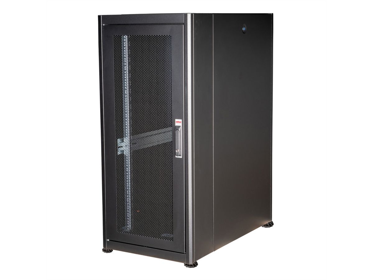 ROLINE 19-inch server cabinet Basic 26 U, 600x1000 WxD perforated black