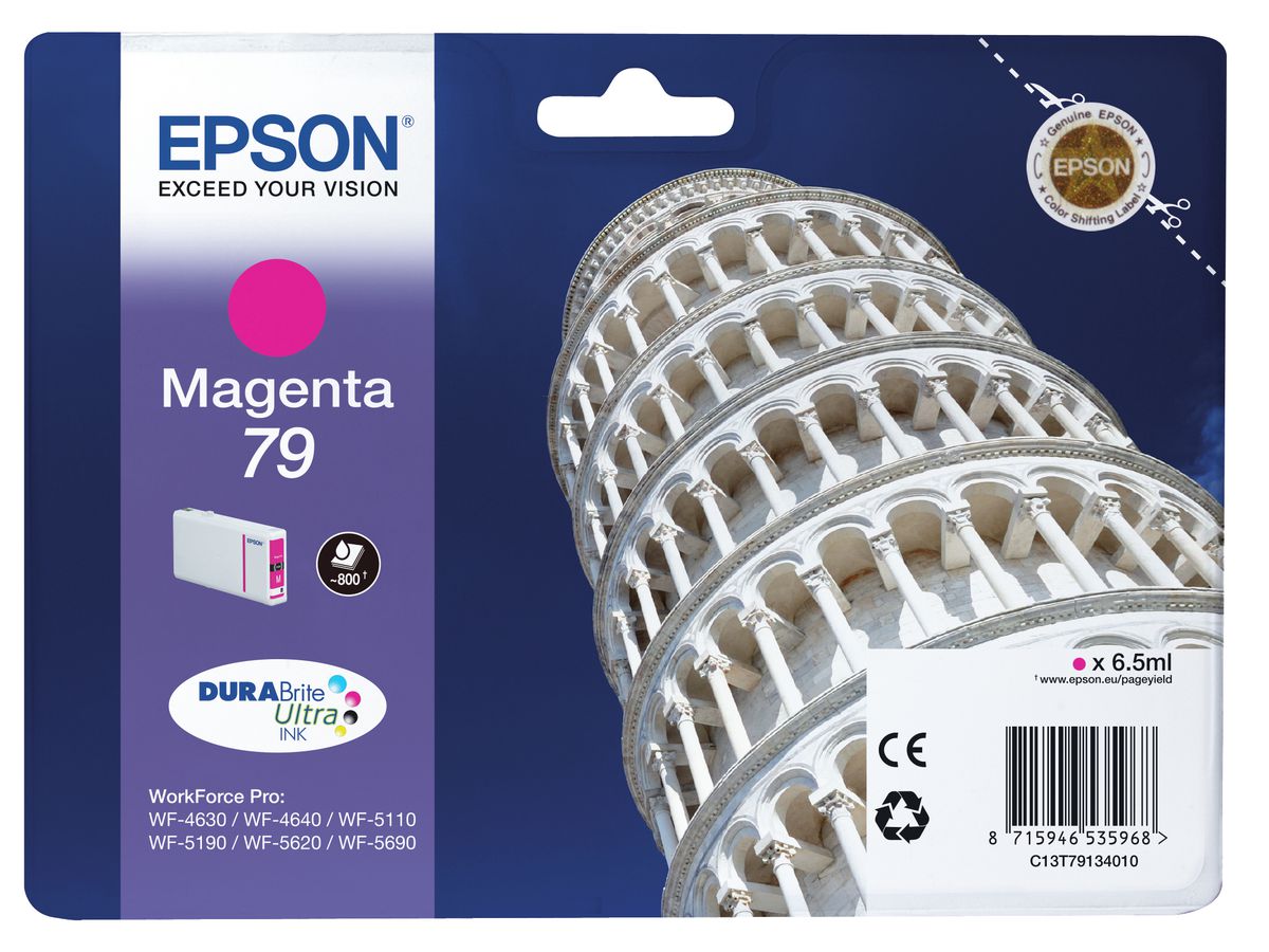 Epson Singlepack Magenta 79 DURABrite Ultra Ink